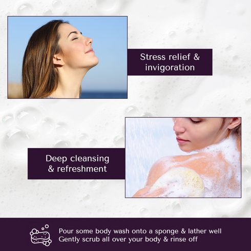 Calming Lavender Body Wash / Shower Gel with Aloe Vera (200ml)