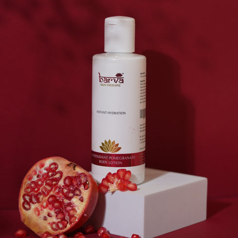 Pomegranate Body Lotion with Vitamin E & Aloe Vera - 200ml | best for dry dehydrated skin
