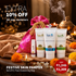 Festive Skin Pamper | set of 3 products | free drawstring bag