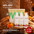 Festive Body Spa | set of 3 products | free pouch