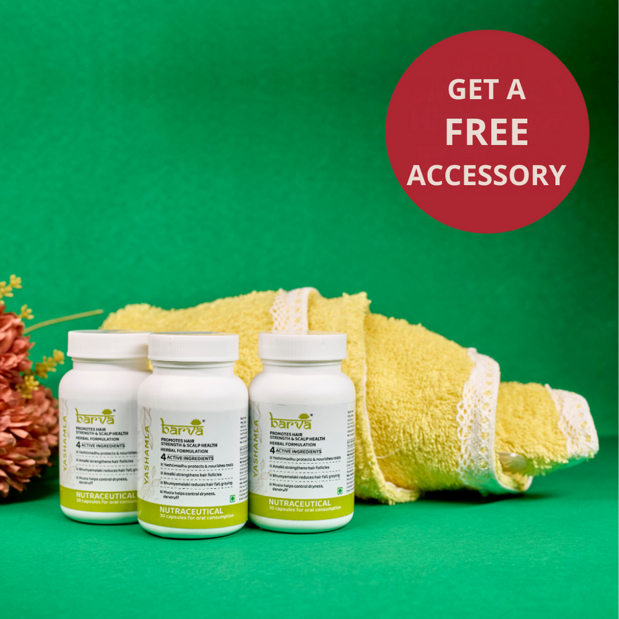 Yashamla Pack of 3 with a Free Hair Wrap