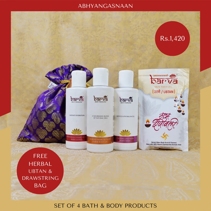 Abhyangasnaan | set of 3 products | free utna & bag