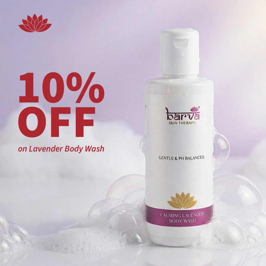 Calming Lavender Body Wash / Shower Gel with Aloe Vera - 200ml | for women and men - MAIN