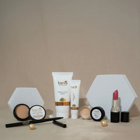 Complete Makeover | bb cream foundation lipstick kajal highlighter | ghee-enriched makeup