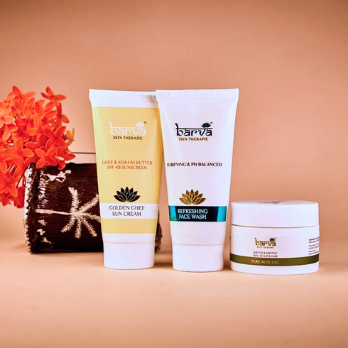 Face Wash Sunscreen & Aloe Gel