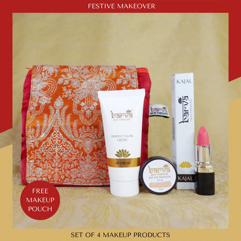Festive Makeover | set of 4 products | free makeup pouch
