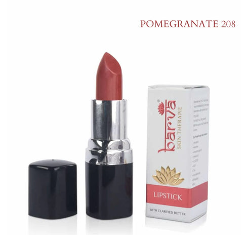 Natural Ghee-enriched Lipsticks in 18 colors| made for Indian skin tones - Pomegranate - 208 - singleton_gift
