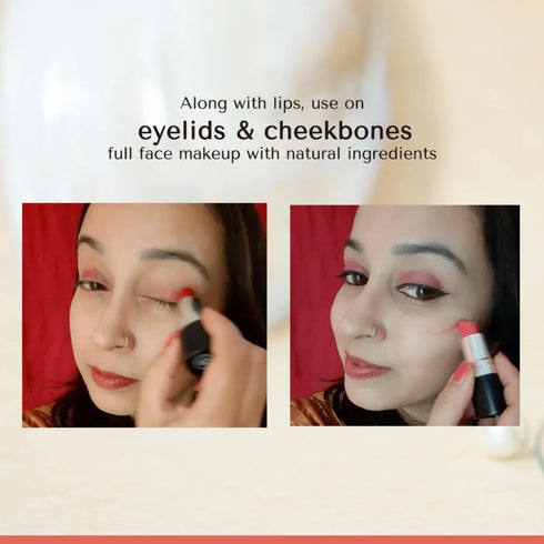 Natural Ghee-enriched Lipsticks | made for Indian skin tones