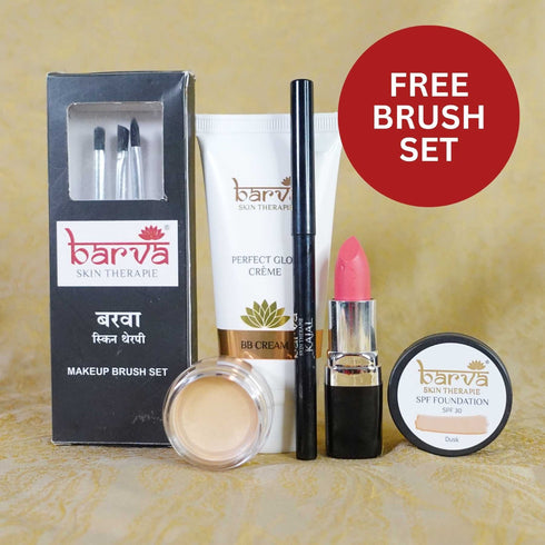 Get Set Glow | set of 5 products | free brush set
