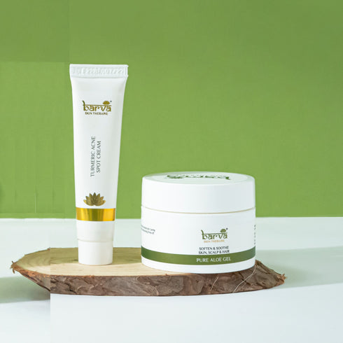Turmeric Acne Spot Cream & Pure Aloe Vera Gel
