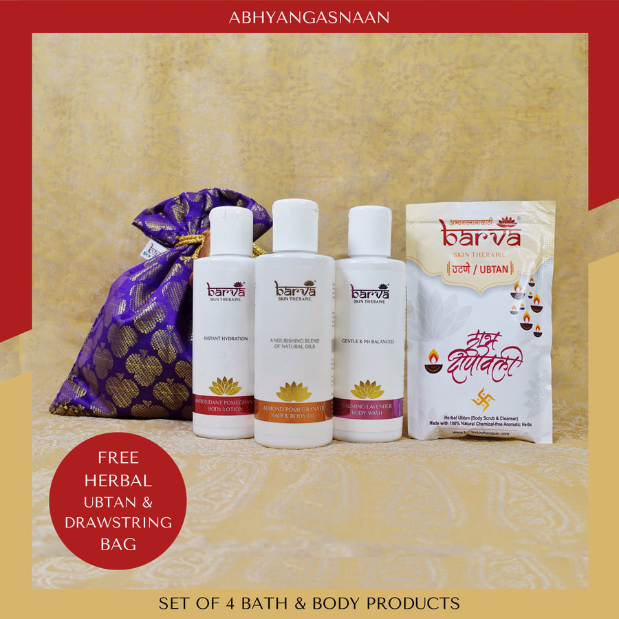 Abhyangasnaan | set of 3 products | free utna & bag