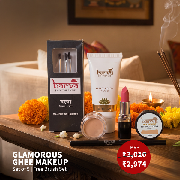 Glamorous Ghee Makeup  | set of 5 products | free brush set