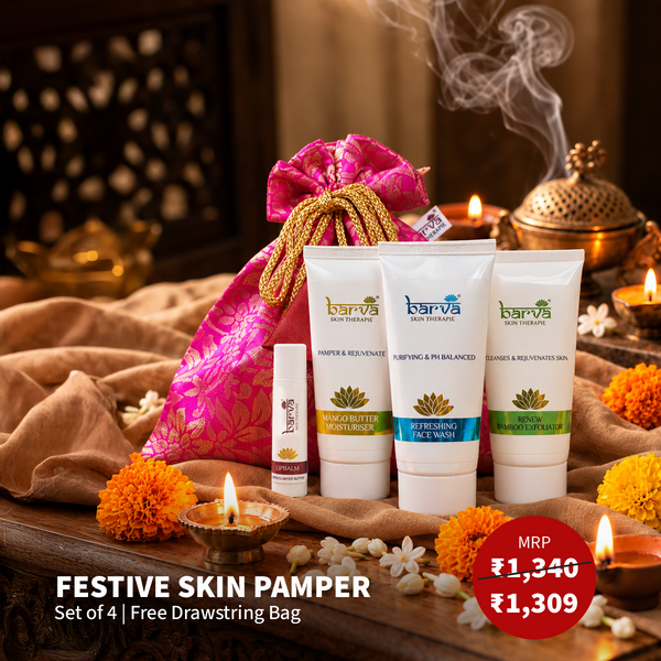 Festive Skin Pamper | set of 3 products | free drawstring bag