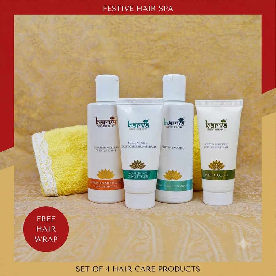 Festive Hair Spa  | set of 4 products | free hair wrap