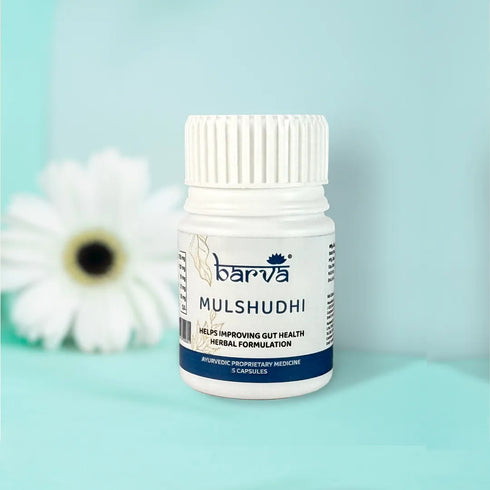 Mulshudhi Herbal Formulation Helps Improving Gut Health | 5 ayurvedic proprietary medicine capsules