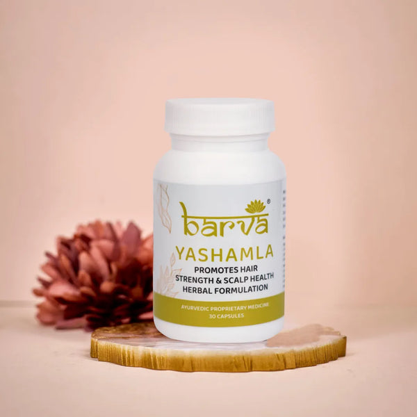Yashamla Herbal Formulation for Hair Strength & Scalp Health | 30 ayurvedic proprietary medicine capsules - MAIN